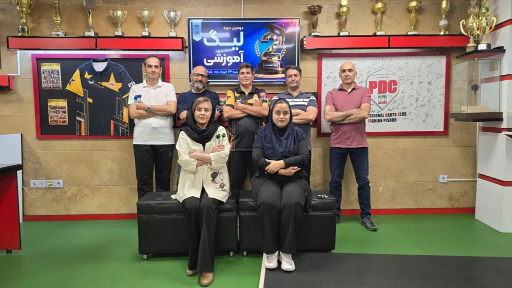 دارت آموزان حاظر در دومین دوره لیگ آموزشی دارت پیشرو
